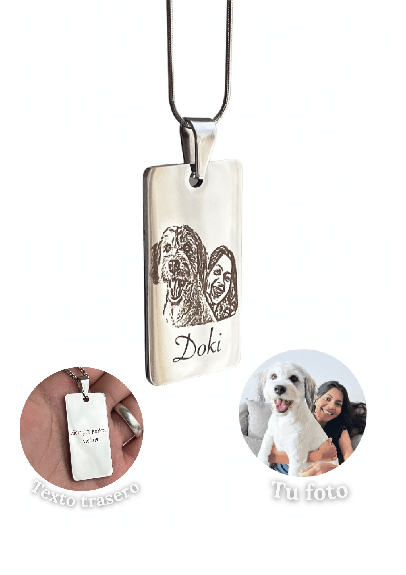 Collar rectangular Personalizado