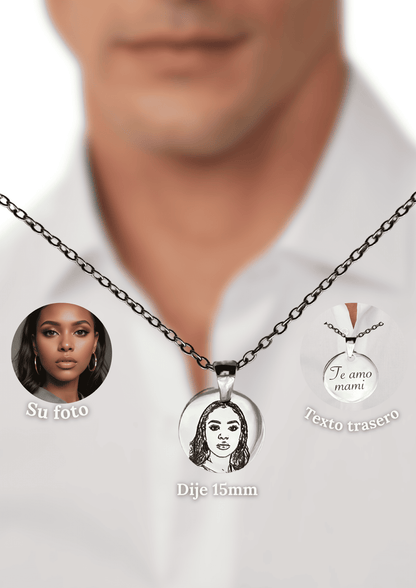 Collar redondo 15mm Personalizado