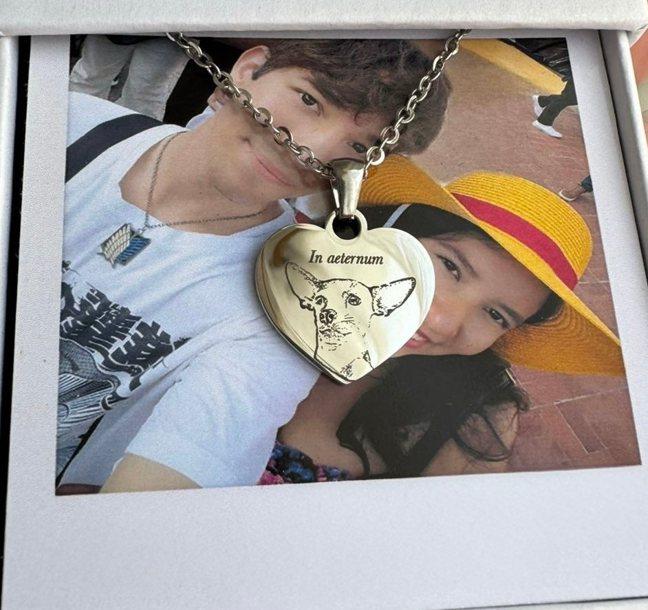 Collar corazón Personalizado