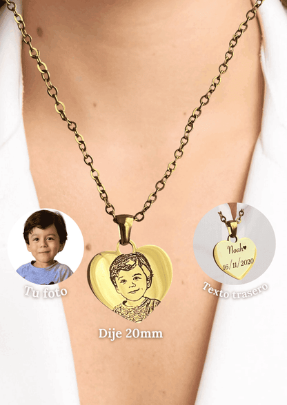 Collar corazón Personalizado