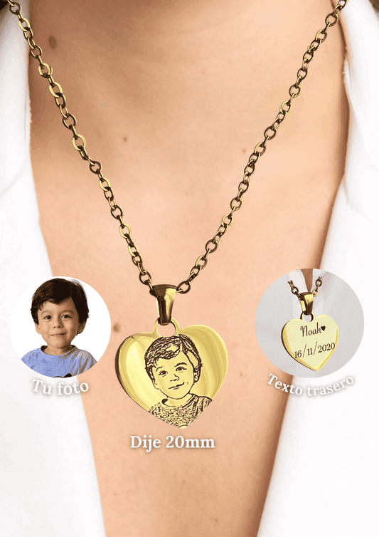 Collar corazón Personalizado