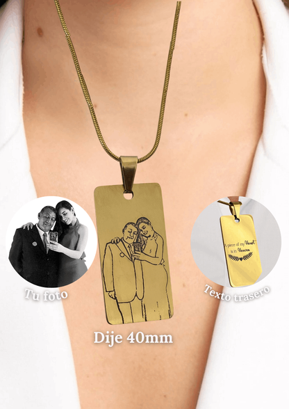 Collar rectangular Personalizado